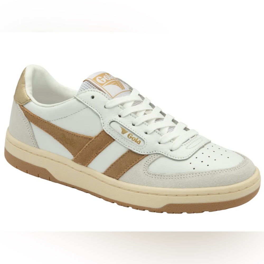 Gola Cream and Brown Sneakers - Picture 2 of 6